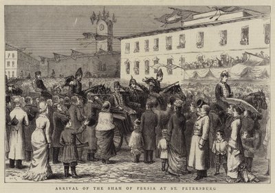 Arrivo dello Scià di Persia a San Pietroburgo da George Goodwin Kilburne
